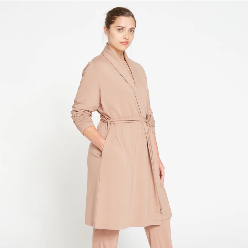 Universal Standard Rachelle Robe in Sedona red Size 6-8. - Picture 2 of 3